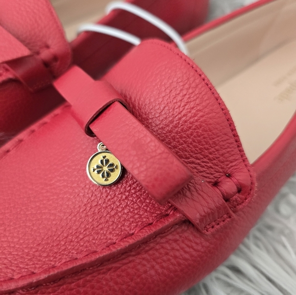 Kate Spade Red Leather Loafers 8usa - Picture 8 of 10
